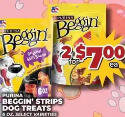Price Cutter beggin' strips dog treats offer