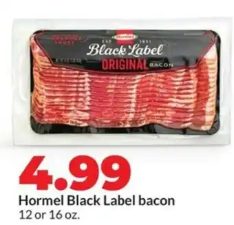 Hy-Vee Hormel Black Label bacon offer