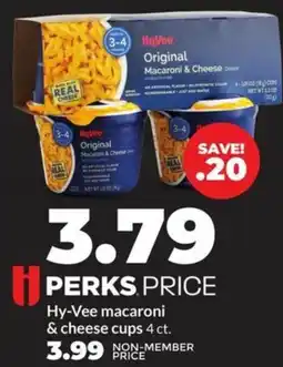 Hy-Vee Hy-vee macaroni & cheese cups offer