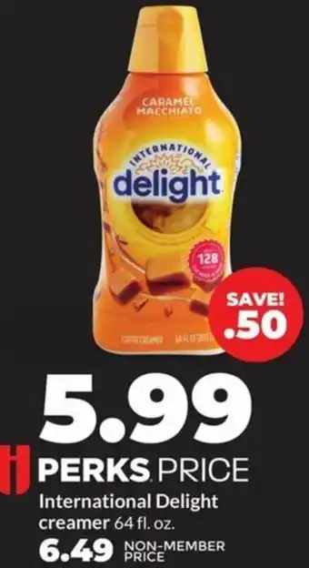 Hy-Vee International delight creamer offer