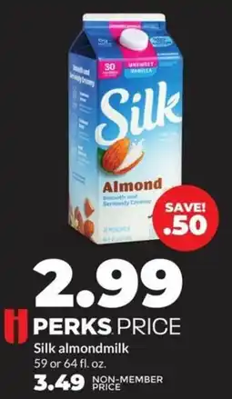 Hy-Vee Silk almond milk offer