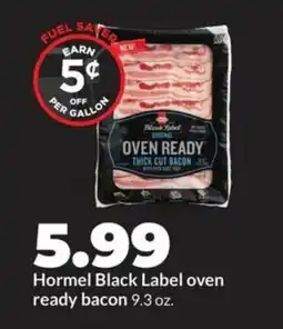 Hy-Vee Hormel black label oven ready bacon offer