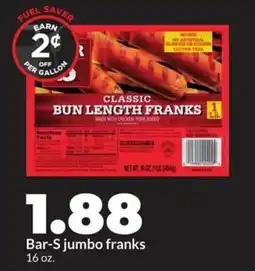 Hy-Vee Bar-s jumbo franks offer