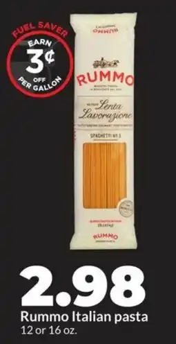 Hy-Vee Rummo italian pasta offer