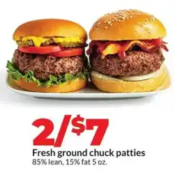 Hy-Vee Fresh ground chuck patties offer