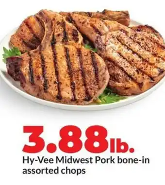 Hy-Vee Hy-vee midwest pork bone-in assorted chops offer