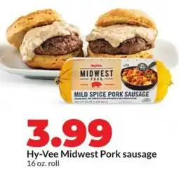 Hy-Vee Hy-vee midwest pork sausage offer