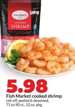 Hy-Vee Fish market cooked shrimp offer