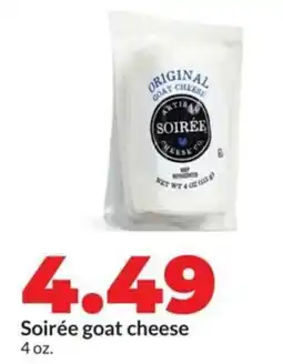 Hy-Vee Soirée goat cheese offer