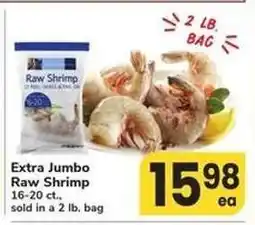 Safeway Extra Jumbo Raw Shrimp offer