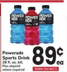 Safeway Powerade Sports Drink offer