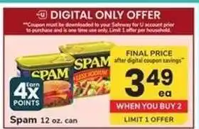 Safeway Spam offer