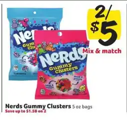 Winn Dixie Nerds Gummy Clusters offer