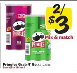 Winn Dixie Pringles Grab N'Go offer