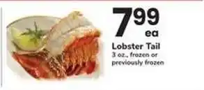 Safeway Lobster Tail offer