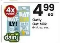 Safeway Oatly! Oat Milk offer