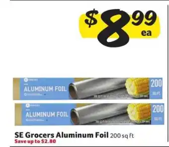 Winn Dixie SE Grocers Aluminum Foil offer
