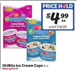 Winn Dixie IttiBitz Ice Cream Cups offer