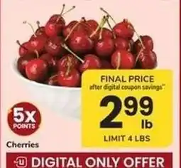 Safeway CHERRIES offer