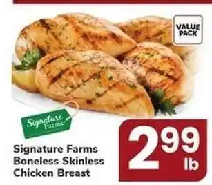Safeway Signature Farms Boneless Skinless Chicken Breast offer