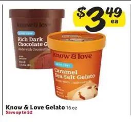 Winn Dixie Know & Love Gelato offer