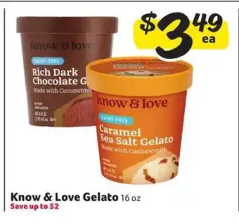 Winn Dixie Know & Love Gelato offer