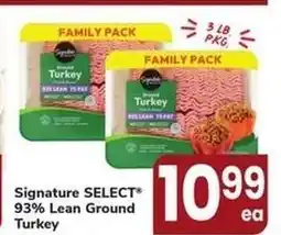 Safeway Signature SELECT 93% Lean Ground Turkey offer