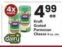 Safeway Kraft Grated Parmesan Cheese offer
