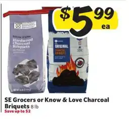 Winn Dixie SE Grocers or Know & Love Charcoal Briquets offer