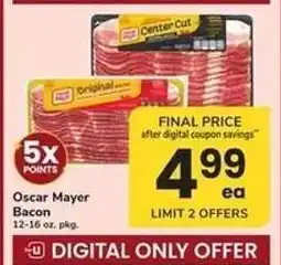 Safeway Oscar Mayer Bacon offer