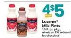 Safeway Lucerne Milk Pints offer