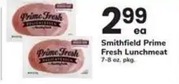 Safeway Smithfield Prime Fresh Lunchmeat offer