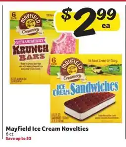 Winn Dixie Mayfield Ice Cream Novelties offer