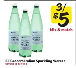 Winn Dixie SE Grocers Italian Sparkling Water offer