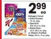 Safeway Kellogg's Cereal offer