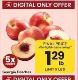 Safeway Georgia Peaches offer