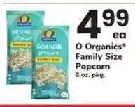 Safeway O Organics Family Size Popcorn offer