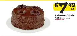 Winn Dixie Palermo's 5 Inch Cake offer