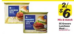 Winn Dixie SE Grocers Luncheon Meat offer