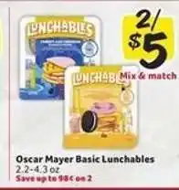 Winn Dixie Oscar Mayer Basic Lunchables offer