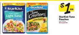Winn Dixie StarKist Tuna Pouches offer