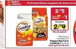 Winn Dixie Pepperidge Farm Goldfish offer