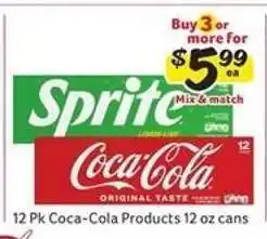 Winn Dixie Coca-Cola Products offer