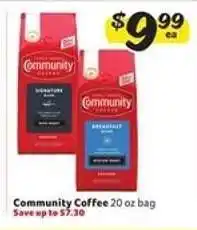 Winn Dixie Community Coffee offer