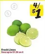 Winn Dixie Fresh Limes offer
