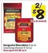 Winn Dixie Sargento Sharables offer