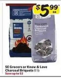 Winn Dixie SE Grocers or Know & Love Charcoal Briquets offer