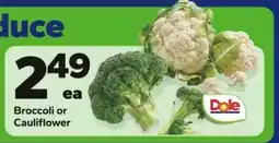 Save a Lot Broccoli or Cauliflower offer
