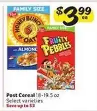 Winn Dixie Post Cereal offer