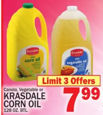 C Town KRASDALE CORN OIL offer